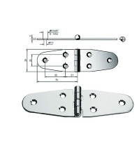 HINGES - 140X39X2 MM - S441720X - Sumar 